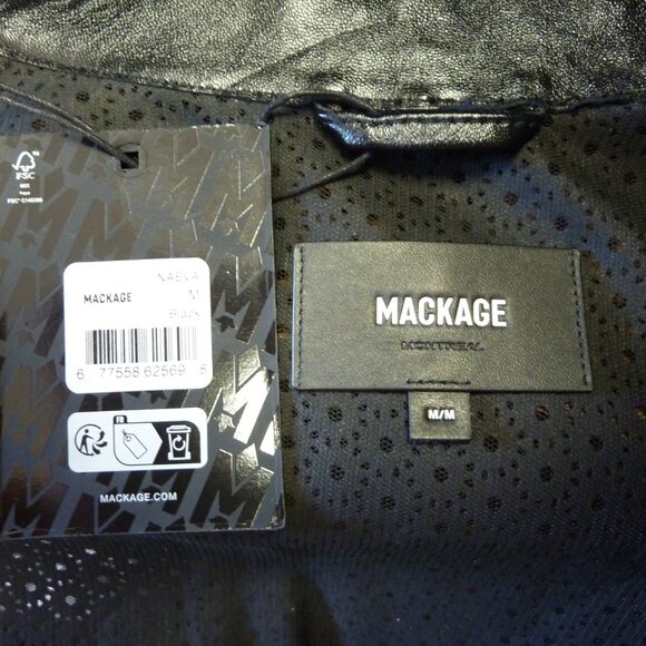 Mackage Naeva Perforated Leather Peplum Jacket - Picture 13 of 14